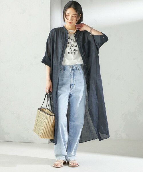 SHIPS / シップス Tシャツ | プラチナ ヴェール フレンチ スリーブ TEE | 詳細20