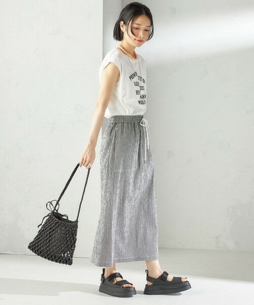 SHIPS / シップス Tシャツ | プラチナ ヴェール フレンチ スリーブ TEE | 詳細22