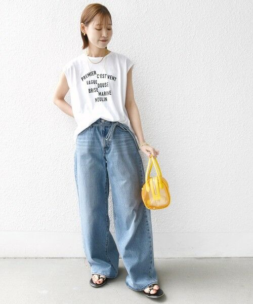 SHIPS / シップス Tシャツ | プラチナ ヴェール フレンチ スリーブ TEE | 詳細23