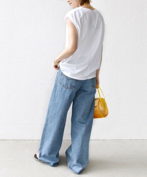 SHIPS / シップス Tシャツ | プラチナ ヴェール フレンチ スリーブ TEE | 詳細25