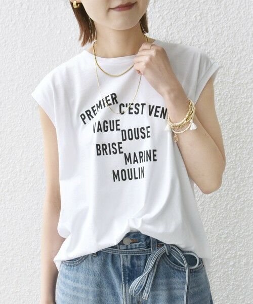 SHIPS / シップス Tシャツ | プラチナ ヴェール フレンチ スリーブ TEE | 詳細27