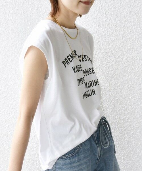 プラチナ ヴェール フレンチ スリーブ TEE （Tシャツ）｜SHIPS