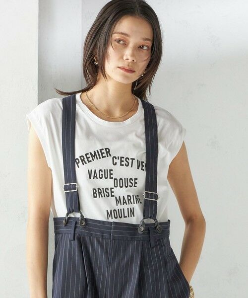 SHIPS / シップス Tシャツ | プラチナ ヴェール フレンチ スリーブ TEE | 詳細8