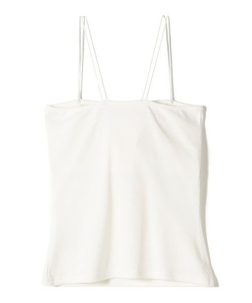SHIPS / シップス キャミソール・チューブトップ | 〈接触冷感〉ベア フライス カップ付 2ストラップ キャミ | 詳細9