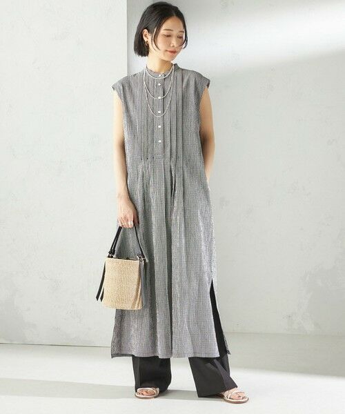 SHIPS / シップス その他パンツ | 〈手洗い可能〉麻調 合繊 2タック ワイド パンツ 2 | 詳細10