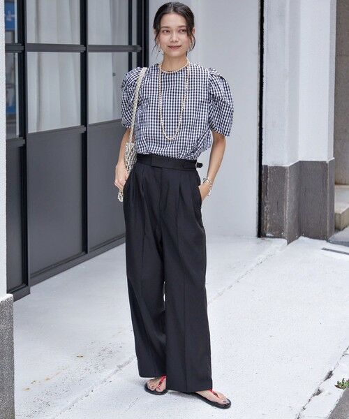 SHIPS / シップス その他パンツ | 〈手洗い可能〉麻調 合繊 2タック ワイド パンツ 2 | 詳細11