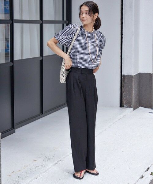 SHIPS / シップス その他パンツ | 〈手洗い可能〉麻調 合繊 2タック ワイド パンツ 2 | 詳細12