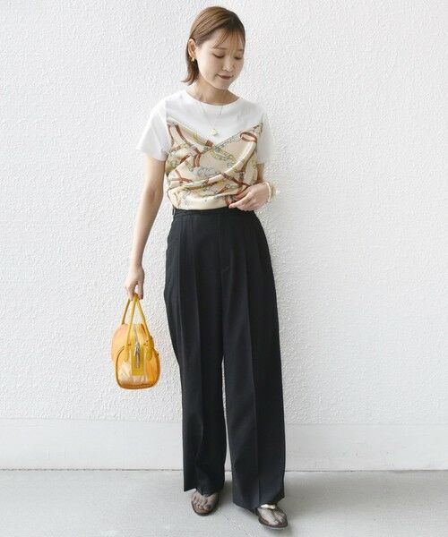 SHIPS / シップス その他パンツ | 〈手洗い可能〉麻調 合繊 2タック ワイド パンツ 2 | 詳細18