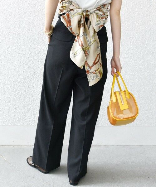 SHIPS / シップス その他パンツ | 〈手洗い可能〉麻調 合繊 2タック ワイド パンツ 2 | 詳細23