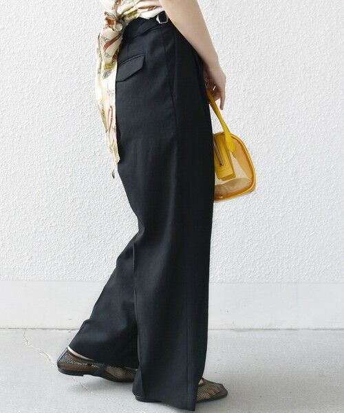 SHIPS / シップス その他パンツ | 〈手洗い可能〉麻調 合繊 2タック ワイド パンツ 2 | 詳細24