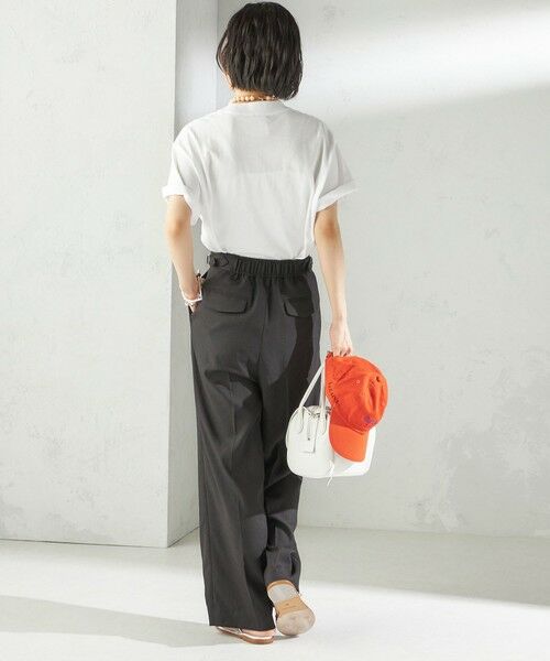 SHIPS / シップス その他パンツ | 〈手洗い可能〉麻調 合繊 2タック ワイド パンツ 2 | 詳細4