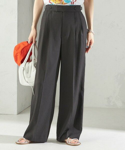 SHIPS / シップス その他パンツ | 〈手洗い可能〉麻調 合繊 2タック ワイド パンツ 2 | 詳細6