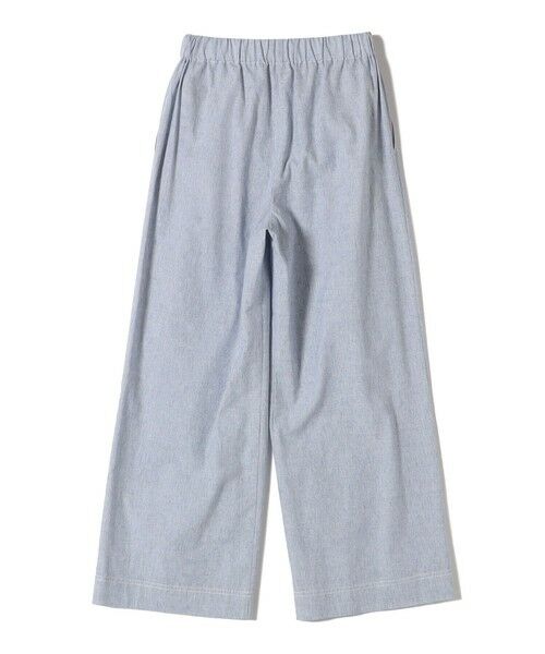 SHIPS / シップス その他パンツ | 〈接触冷感・手洗い可能〉麻混 シャンブレー ウエスト ゴム ワイド パンツ | 詳細29