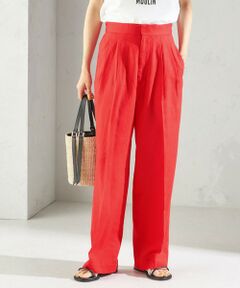 SHIPS / シップス その他パンツ | 《予約》〈手洗い可能〉綿麻 ビエラ 2タック パンツ