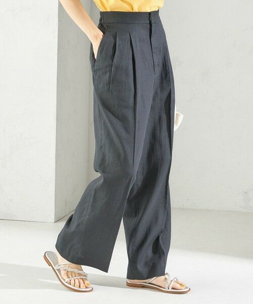 SHIPS / シップス その他パンツ | 《予約》〈手洗い可能〉綿麻 ビエラ 2タック パンツ | 詳細11