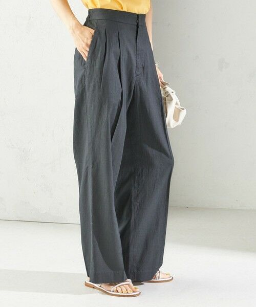 SHIPS / シップス その他パンツ | 《予約》〈手洗い可能〉綿麻 ビエラ 2タック パンツ | 詳細13