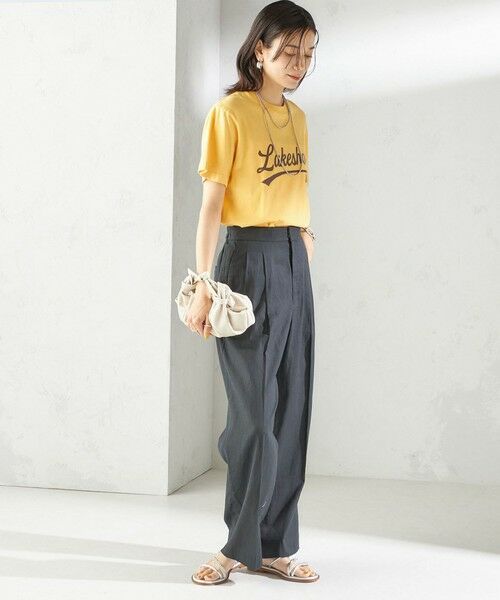 SHIPS / シップス その他パンツ | 《予約》〈手洗い可能〉綿麻 ビエラ 2タック パンツ | 詳細5