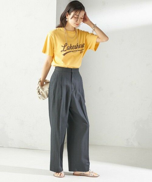 SHIPS / シップス その他パンツ | 《予約》〈手洗い可能〉綿麻 ビエラ 2タック パンツ | 詳細6