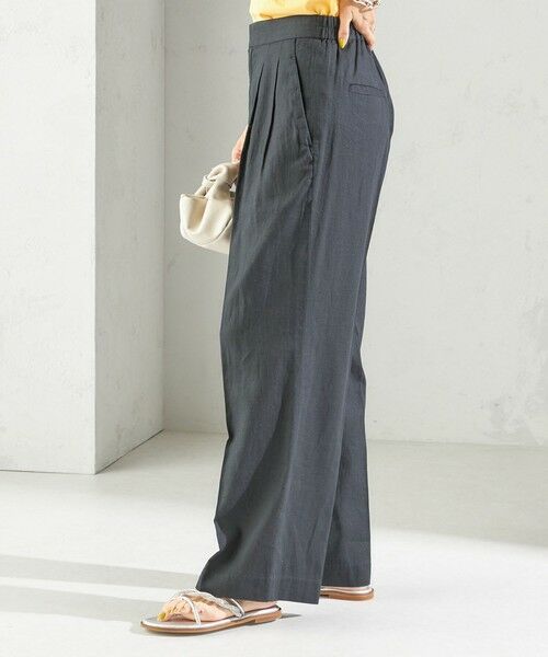 SHIPS / シップス その他パンツ | 《予約》〈手洗い可能〉綿麻 ビエラ 2タック パンツ | 詳細9