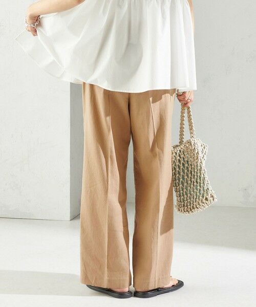 SHIPS / シップス その他パンツ | 《予約》〈手洗い可能〉綿麻 ビエラ 2タック パンツ | 詳細26