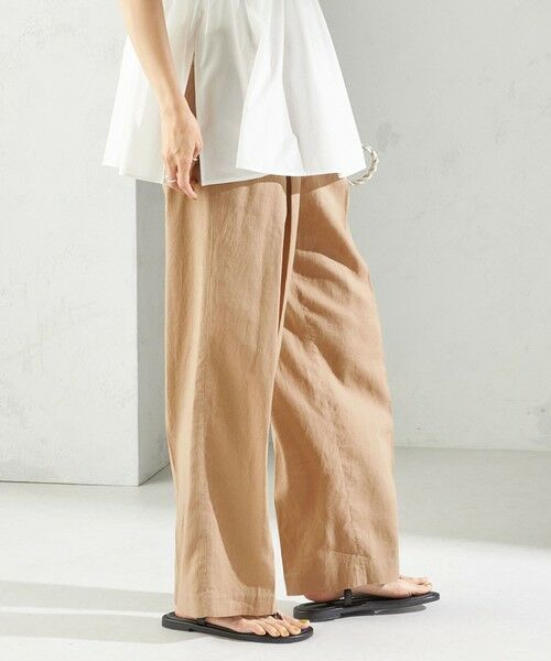 SHIPS / シップス その他パンツ | 《予約》〈手洗い可能〉綿麻 ビエラ 2タック パンツ | 詳細27