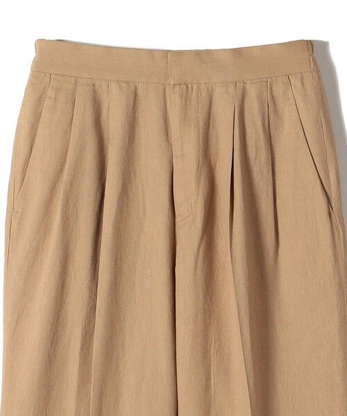 SHIPS / シップス その他パンツ | 《予約》〈手洗い可能〉綿麻 ビエラ 2タック パンツ | 詳細30