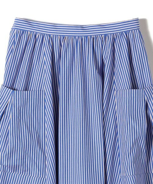 セール】 SHIPS Primary Navy Label:ストライプ ポケット