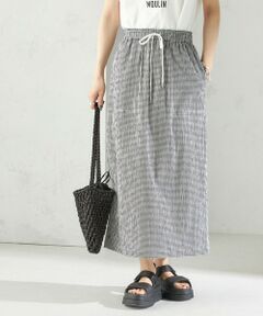 〈手洗い可能〉ACAR リップル ポケット スカート