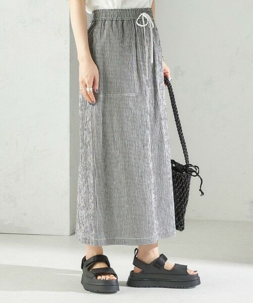 SHIPS / シップス ロング・マキシ丈スカート | 〈手洗い可能〉ACAR リップル ポケット スカート | 詳細11