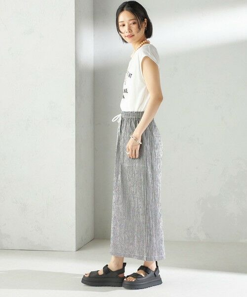 SHIPS / シップス ロング・マキシ丈スカート | 〈手洗い可能〉ACAR リップル ポケット スカート | 詳細2