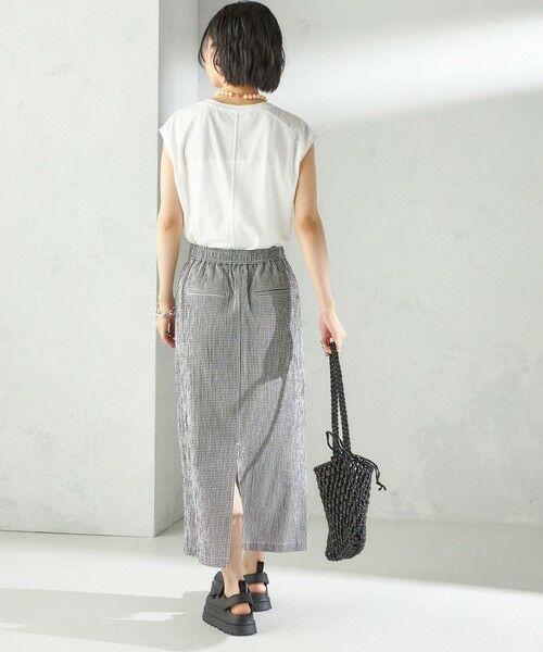 SHIPS / シップス ロング・マキシ丈スカート | 〈手洗い可能〉ACAR リップル ポケット スカート | 詳細3