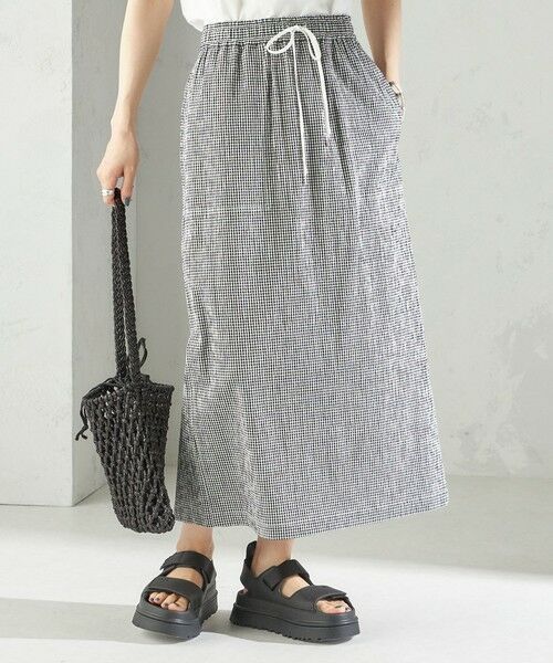 SHIPS / シップス ロング・マキシ丈スカート | 〈手洗い可能〉ACAR リップル ポケット スカート | 詳細7