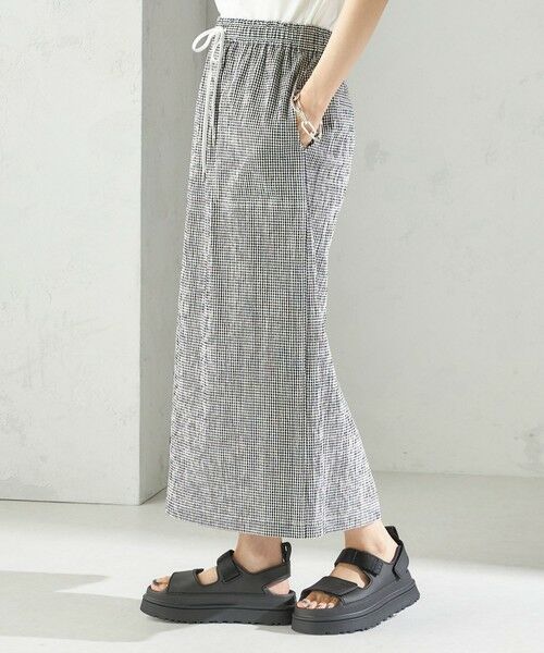 SHIPS / シップス ロング・マキシ丈スカート | 〈手洗い可能〉ACAR リップル ポケット スカート | 詳細8