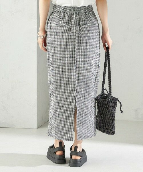 SHIPS / シップス ロング・マキシ丈スカート | 〈手洗い可能〉ACAR リップル ポケット スカート | 詳細9