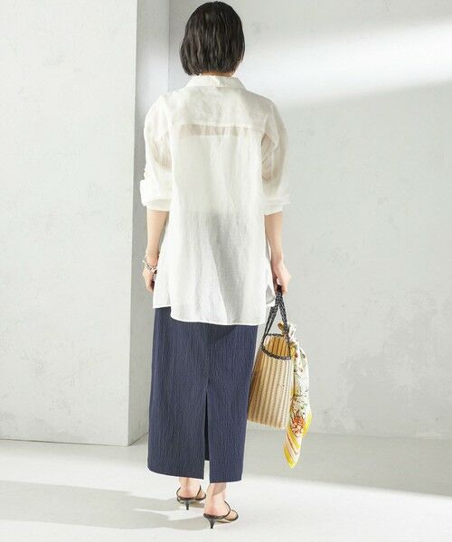 SHIPS / シップス ロング・マキシ丈スカート | 〈手洗い可能〉ACAR リップル ポケット スカート | 詳細18