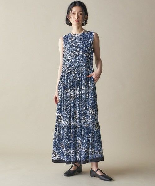 SHIPS / シップス ロング・マキシ丈ワンピース | SHIPS NINE CASE:プリント ワンピース | 詳細1