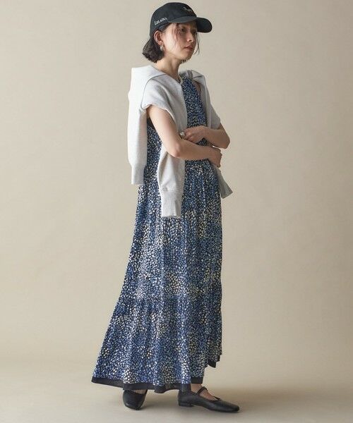 SHIPS / シップス ロング・マキシ丈ワンピース | SHIPS NINE CASE:プリント ワンピース | 詳細12