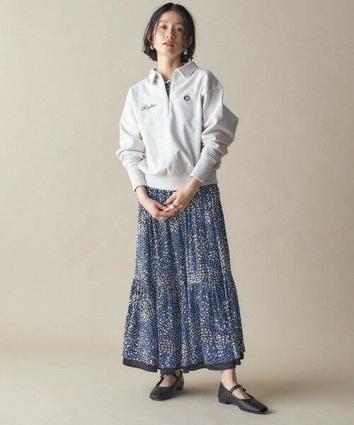 SHIPS / シップス ロング・マキシ丈ワンピース | SHIPS NINE CASE:プリント ワンピース | 詳細13