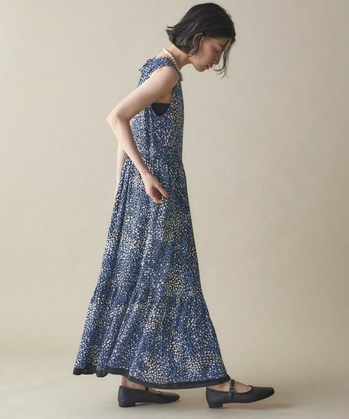 SHIPS / シップス ロング・マキシ丈ワンピース | SHIPS NINE CASE:プリント ワンピース | 詳細5