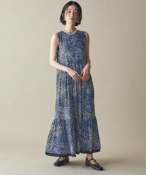 SHIPS / シップス ロング・マキシ丈ワンピース | SHIPS NINE CASE:プリント ワンピース | 詳細7