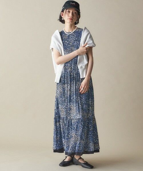 SHIPS / シップス ロング・マキシ丈ワンピース | SHIPS NINE CASE:プリント ワンピース | 詳細8