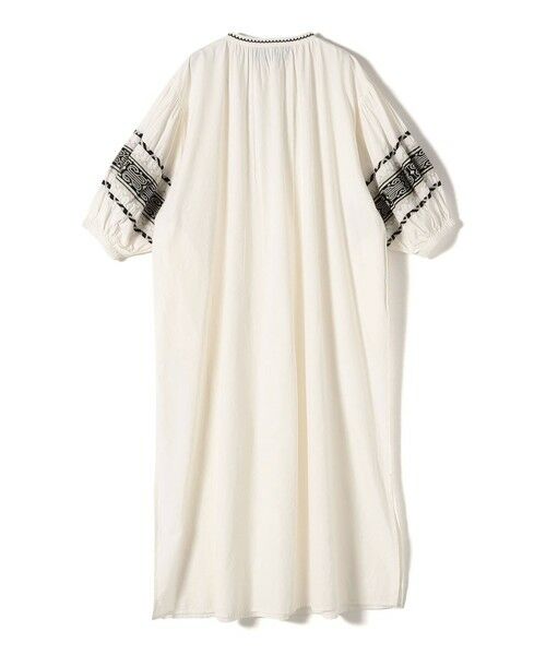 SHIPS / シップス ロング・マキシ丈ワンピース | 【SHIPS別注】Soi-e:〈手洗い可能〉刺繍 デザイン ワンピース | 詳細1