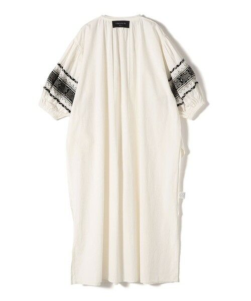 SHIPS / シップス ロング・マキシ丈ワンピース | 【SHIPS別注】Soi-e:〈手洗い可能〉刺繍 デザイン ワンピース | 詳細3
