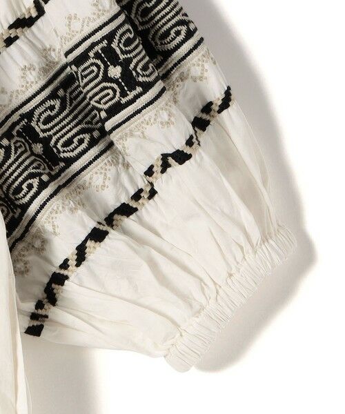 SHIPS / シップス ロング・マキシ丈ワンピース | 【SHIPS別注】Soi-e:〈手洗い可能〉刺繍 デザイン ワンピース | 詳細5