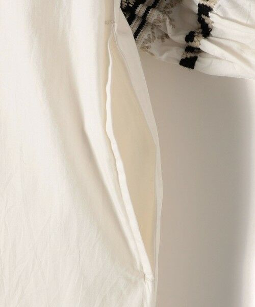 SHIPS / シップス ロング・マキシ丈ワンピース | 【SHIPS別注】Soi-e:〈手洗い可能〉刺繍 デザイン ワンピース | 詳細6