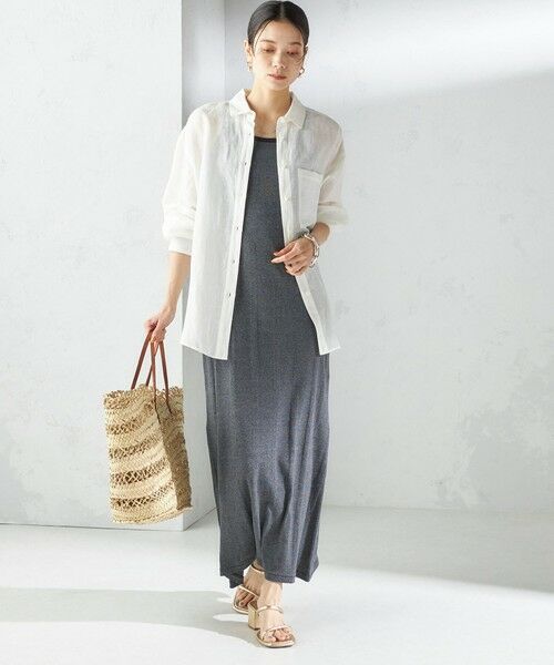 SHIPS / シップス ロング・マキシ丈ワンピース | 【SHIPS別注】miller:〈洗濯機可能〉ボーダー タンクトップ ワンピース | 詳細1