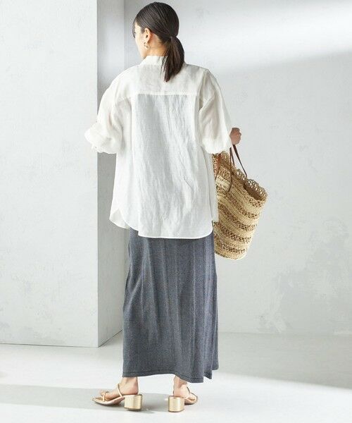 SHIPS / シップス ロング・マキシ丈ワンピース | 【SHIPS別注】miller:〈洗濯機可能〉ボーダー タンクトップ ワンピース | 詳細10