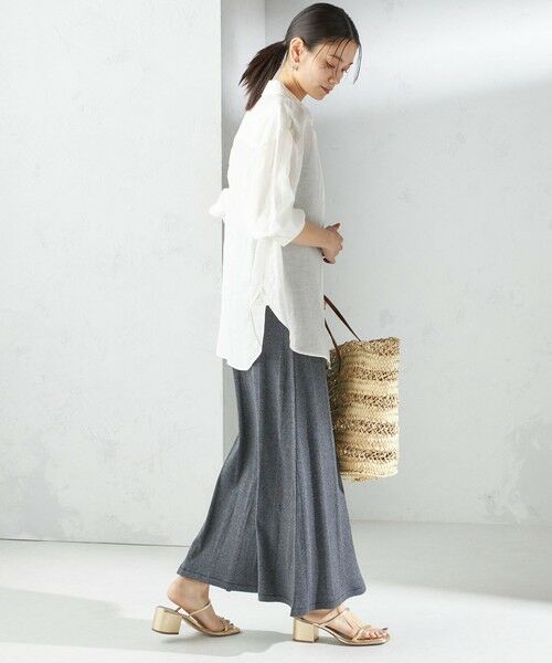 SHIPS / シップス ロング・マキシ丈ワンピース | 【SHIPS別注】miller:〈洗濯機可能〉ボーダー タンクトップ ワンピース | 詳細11