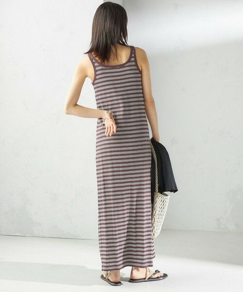 SHIPS / シップス ロング・マキシ丈ワンピース | 【SHIPS別注】miller:〈洗濯機可能〉ボーダー タンクトップ ワンピース | 詳細24