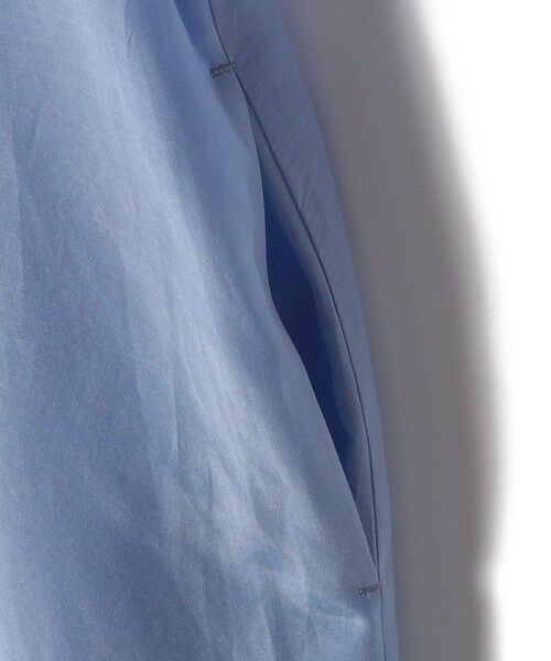 SHIPS / シップス ロング・マキシ丈ワンピース | SHIPS Primary Navy Label:コットン シルク ギャザー ワンピース | 詳細8